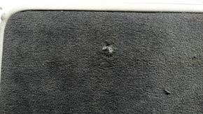 The back of the rear 3rd row of seats for the Audi Q7 20-24, gray leather, with headrests, latches and bracket, tears, scratches on the plastic, dry-cleanable