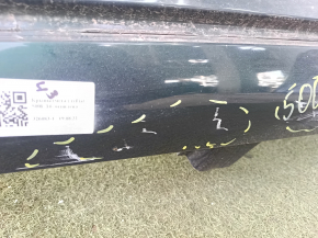 The metal roof of a Fiat 500L 14-19 is sawn off, dents, scratches