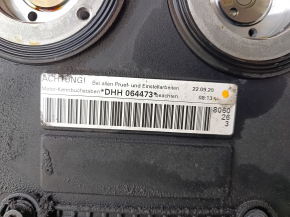 Audi Q3 83A 19-25 2.0T DHHA 80k engine, oil pan punctured, jammed, for parts