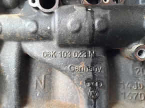Audi Q3 83A 19-25 2.0T DHHA 80k engine, oil pan punctured, jammed, for parts
