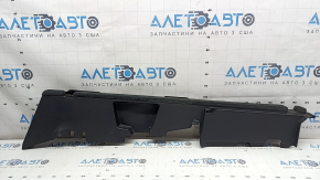 Right trunk floor bracket for Audi Q7 16-26 black, crack in guide