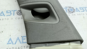 Right rear pillar trim for Audi Q7 16-23, gray, dry-cleanable