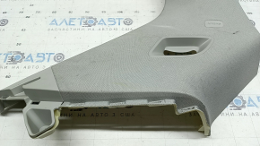 Left rear window trim for Audi Q7 16-23, gray, dry-cleanable, scratches
