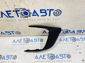 Front bumper grille trim left Porsche Cayenne 958 15-17 rest, black