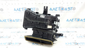The bare heater housing of a Hyundai Elantra 21-23 without a fan or actuator.