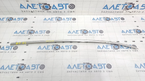 Upper rear left door molding VW Passat b8 16-19 USA chrome, scratches, dented
