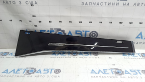 Right upper front panel trim for Audi Q7 20-26, gloss black, butt