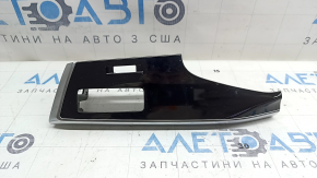 Front panel trim, left upper, Audi Q7 20-26, gloss black
