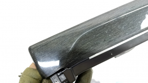 Right lower front panel trim for Audi Q7 20-26 in gray-brown wood