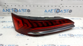 Left taillight for Audi Q7 20-24 without animation and chrome molding