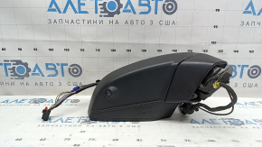 Right side mirror assembly for Audi Q7 19-26, 15+1 pin, heated, auto-folding, turn signal, camera, BSM, blue, worn