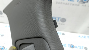 Left upper center pillar trim for Hyundai Elantra 21-23, dark gray, scratches