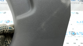 Front lower left pillar trim for Hyundai Elantra 21-23, dark gray, worn