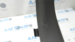Front lower right pillar trim for Hyundai Elantra 21-23, dark gray, worn, scratches