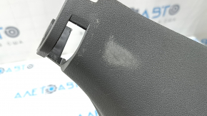 Front lower right pillar trim for Hyundai Elantra 21-23, dark gray, worn, scratches