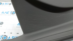 Rear left door sill plate for Hyundai Elantra 21-23, dark gray, scratches