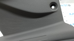 Rear left door sill plate for Hyundai Elantra 21-23, dark gray, scratches