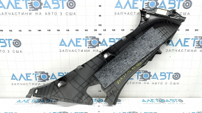 Lower left rear pillar trim for Hyundai Elantra 21-23, black