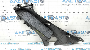 Black lower right rear pillar trim for Hyundai Elantra 21-23
