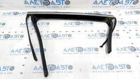 Glass seal with upper molding rear left Chrysler 200 15-17 chrome, scratches