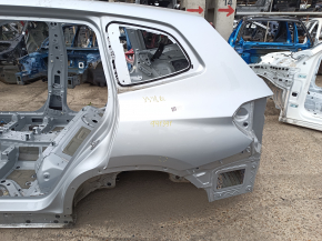 Quarter wing rear left BMW X3 G01 18-24 on the body, graphite, dent