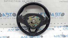 BMW X3 G01 18-24 leather steering wheel, black, heated, with overlay, with buttons and paddles, scratches, scuffs, tears