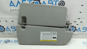 Left sun visor for Audi Q7 19-24, gray, without hook, dry-cleanable