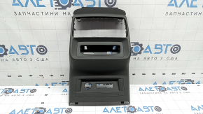 Audi Q7 16-26 rear center console trim, gray, 3 parts