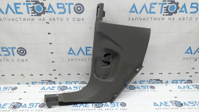 Left lower front pillar trim for Audi Q7 20-24, gray, worn, needs cleaning