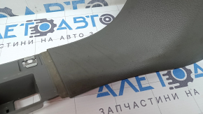 Left lower front pillar trim for Audi Q7 20-24, gray, worn, needs cleaning