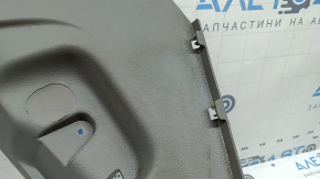 Left lower front pillar trim for Audi Q7 20-24, gray, worn, needs cleaning
