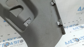 Left lower front pillar trim for Audi Q7 20-24, gray, worn, needs cleaning