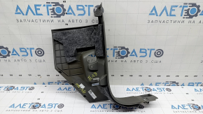 Left lower front pillar trim for Audi Q7 20-24, gray, worn, needs cleaning