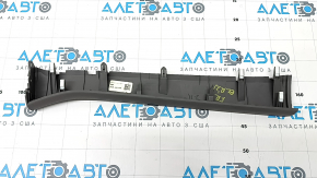 Right lower front panel trim for Hyundai Elantra 2021-26, dark gray