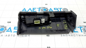 Hyundai Elantra 21-23 front panel button block without stop/go with dark gray overlay, worn
