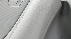 Door trim panel rear left Hyundai Elantra 21-23 dark gray, insert and armrest, plastic, worn
