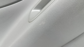 Door trim panel rear left Hyundai Elantra 21-23 dark gray, insert and armrest, plastic, worn