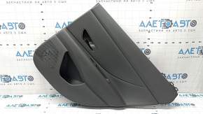 Door trim panel rear right Hyundai Elantra 21-23 dark gray, insert and armrest, plastic, worn