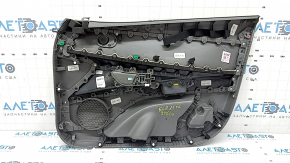 Front left door panel for Hyundai Elantra 21-23, black leather
