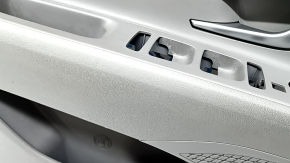 Front left door panel for Hyundai Elantra 21-23, black leather