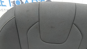 Rear seat row 2 Hyundai Elantra 21-23 black fabric, one-piece backrest