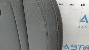 Rear seat row 2 Hyundai Elantra 21-23 black fabric, one-piece backrest