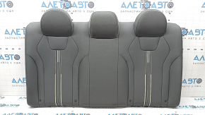 Rear seat row 2 Hyundai Elantra 21-23 black fabric, one-piece backrest