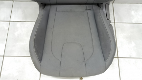 Driver's seat for Hyundai Elantra 21-23 without airbag, manual, dark gray fabric, broken rear trim fasteners, dry cleanable