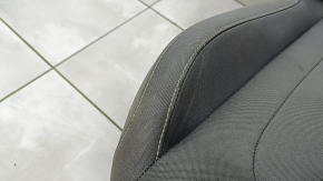 Driver's seat for Hyundai Elantra 21-23 without airbag, manual, dark gray fabric, broken rear trim fasteners, dry cleanable