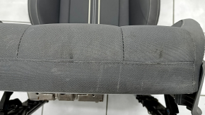 Driver's seat for Hyundai Elantra 21-23 without airbag, manual, dark gray fabric, broken rear trim fasteners, dry cleanable