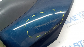 Front bumper lip left Audi Q7 20-24 blue, scratches