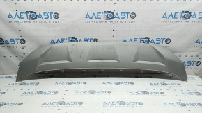 Front bumper center lip for Audi Q7 20-24 silver