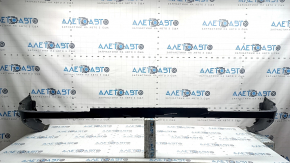 The bare lower rear bumper of the Audi Q7 20-26 for parking sensors, blue