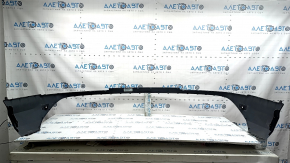 The bare lower rear bumper of the Audi Q7 20-26 for parking sensors, blue
